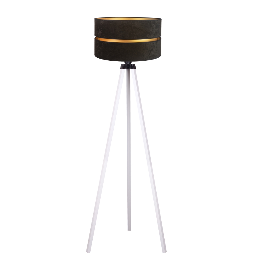 Duolla - Stojacia lampa DUO 1xE27/60W/230V pr. 44 cm čierna/biela