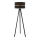 Duolla - Stojacia lampa DUO 1xE27/60W/230V pr. 44 cm čierna/wenge