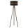 Duolla - Stojacia lampa DUO 1xE27/60W/230V pr. 44 cm čierna/wenge
