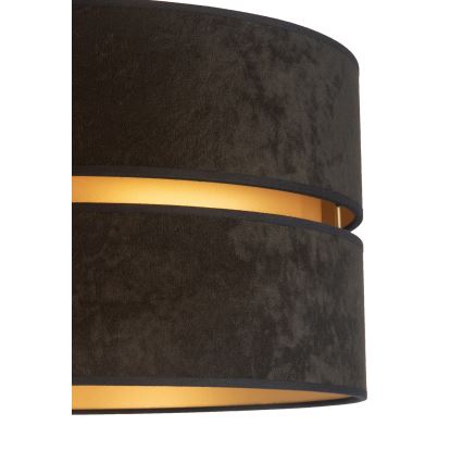 Duolla - Stojacia lampa DUO 1xE27/60W/230V pr. 44 cm čierna/wenge