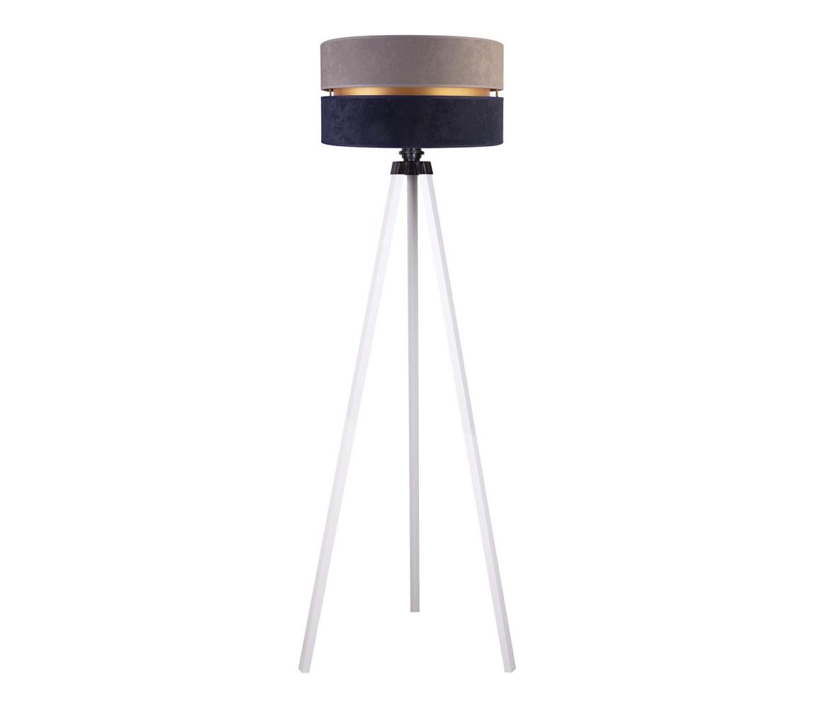   - Stojacia lampa DUO 1xE27/60W/230V pr. 44 cm šedá/modrá/biela 