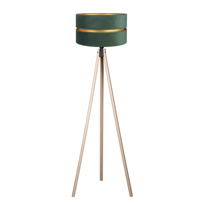 Duolla - Stojacia lampa DUO 1xE27/60W/230V pr. 44 cm zelená/béžová