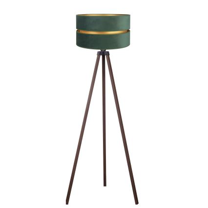 Duolla - Stojacia lampa DUO 1xE27/60W/230V pr. 44 cm zelená/hnedá
