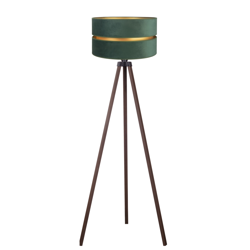 Duolla - Stojacia lampa DUO 1xE27/60W/230V pr. 44 cm zelená/hnedá