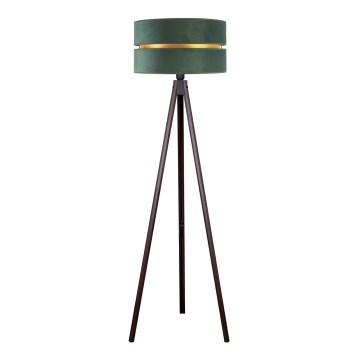 Duolla - Stojacia lampa DUO 1xE27/60W/230V pr. 44 cm zelená/wenge