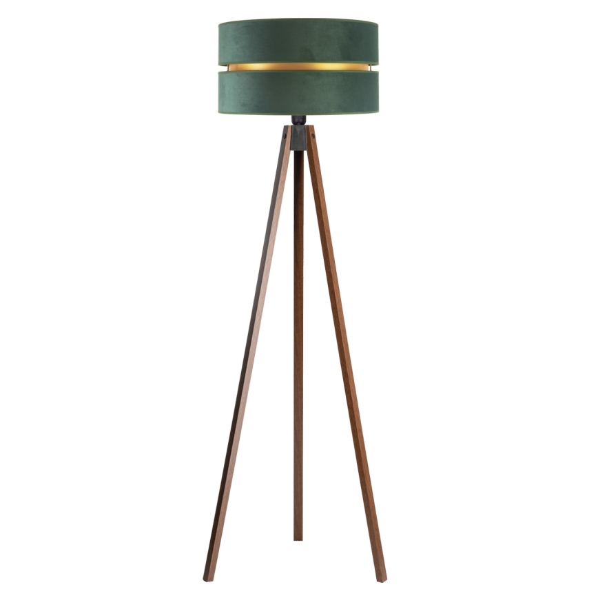 Duolla - Stojacia lampa DUO 1xE27/60W/230V pr. 44 cm zelená/wenge