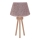 Duolla - Stolná lampa BOUCLE 1xE27/15W/230V pr. 28 cm hnedá/drevo