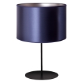 Duolla - Stolná lampa CANNES 1xE14/15W/230V 20 cm modrá/strieborná/čierna
