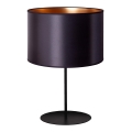 Duolla - Stolná lampa CANNES 1xE14/15W/230V pr. 20 cm čierna/medená