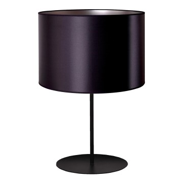 Duolla - Stolná lampa CANNES 1xE14/15W/230V pr. 20 cm čierna/strieborná