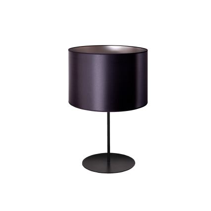 Duolla - Stolná lampa CANNES 1xE14/15W/230V pr. 20 cm čierna/strieborná