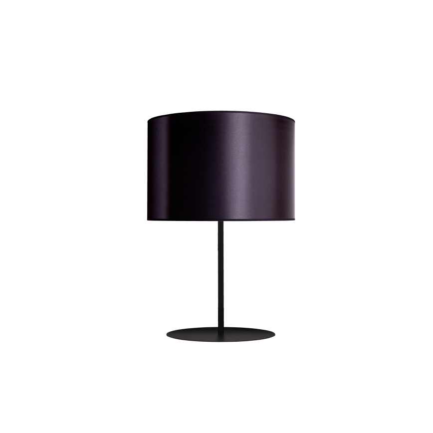 Duolla - Stolná lampa CANNES 1xE14/15W/230V pr. 20 cm čierna/strieborná