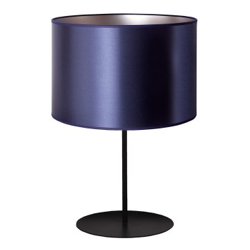 Duolla - Stolná lampa CANNES 1xE14/15W/230V pr. 20 cm modrá/strieborná/čierna