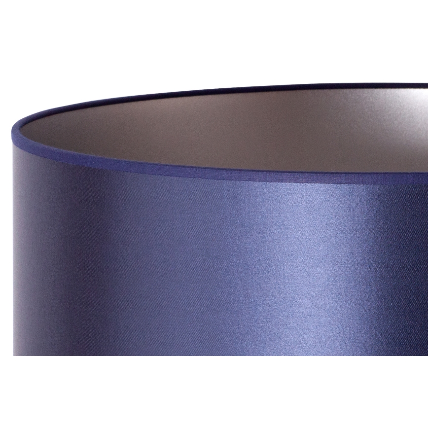 Duolla - Stolná lampa CANNES 1xE14/15W/230V pr. 20 cm modrá/strieborná/čierna
