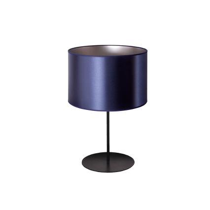 Duolla - Stolná lampa CANNES 1xE14/15W/230V pr. 20 cm modrá/strieborná/čierna
