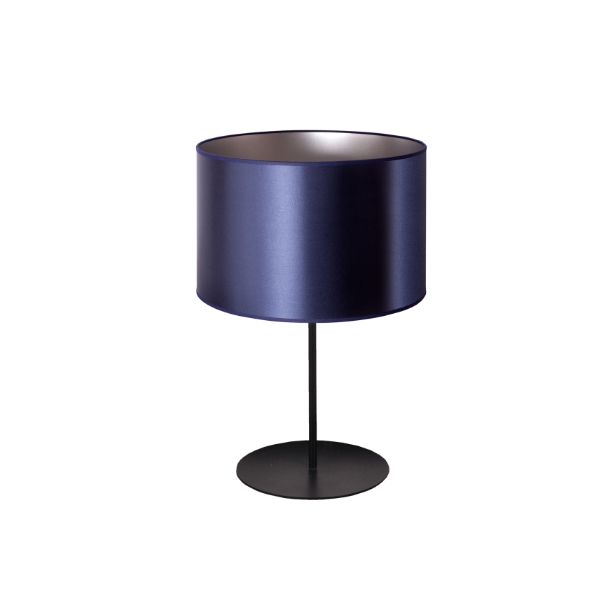 Duolla - Stolná lampa CANNES 1xE14/15W/230V pr. 20 cm modrá/strieborná/čierna