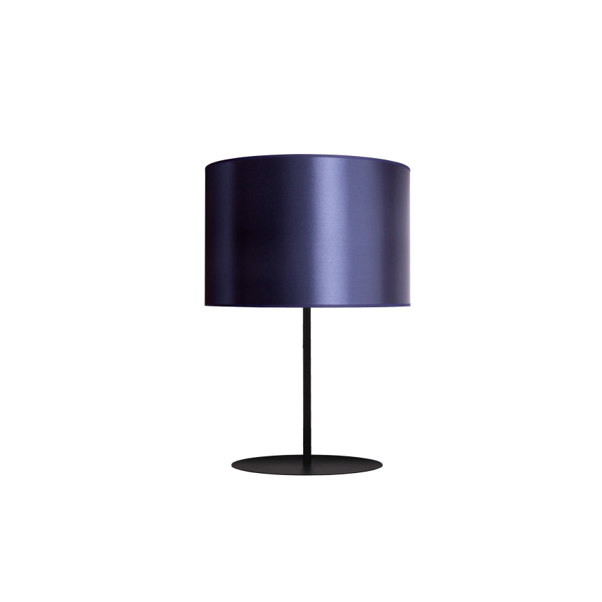 Duolla - Stolná lampa CANNES 1xE14/15W/230V pr. 20 cm modrá/strieborná/čierna