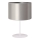 Duolla - Stolná lampa CANNES 1xE14/15W/230V pr. 20 cm strieborná/biela