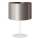 Duolla - Stolná lampa CANNES 1xE14/15W/230V pr. 20 cm strieborná/medená/biela