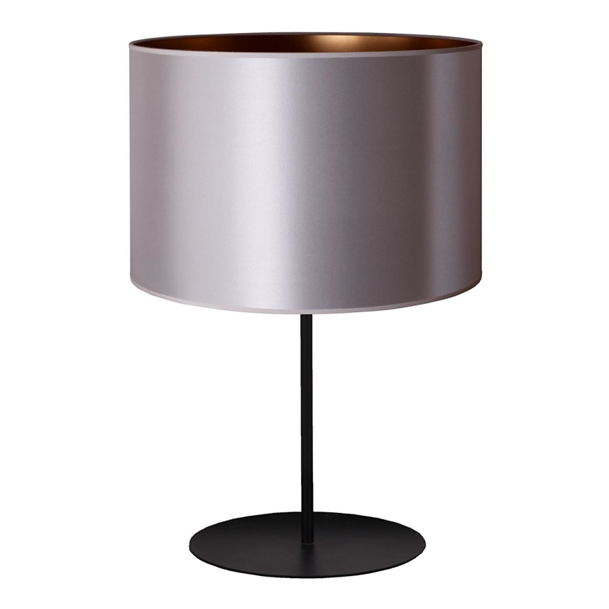Duolla - Stolná lampa CANNES 1xE14/15W/230V pr. 20 cm strieborná/medená/čierna