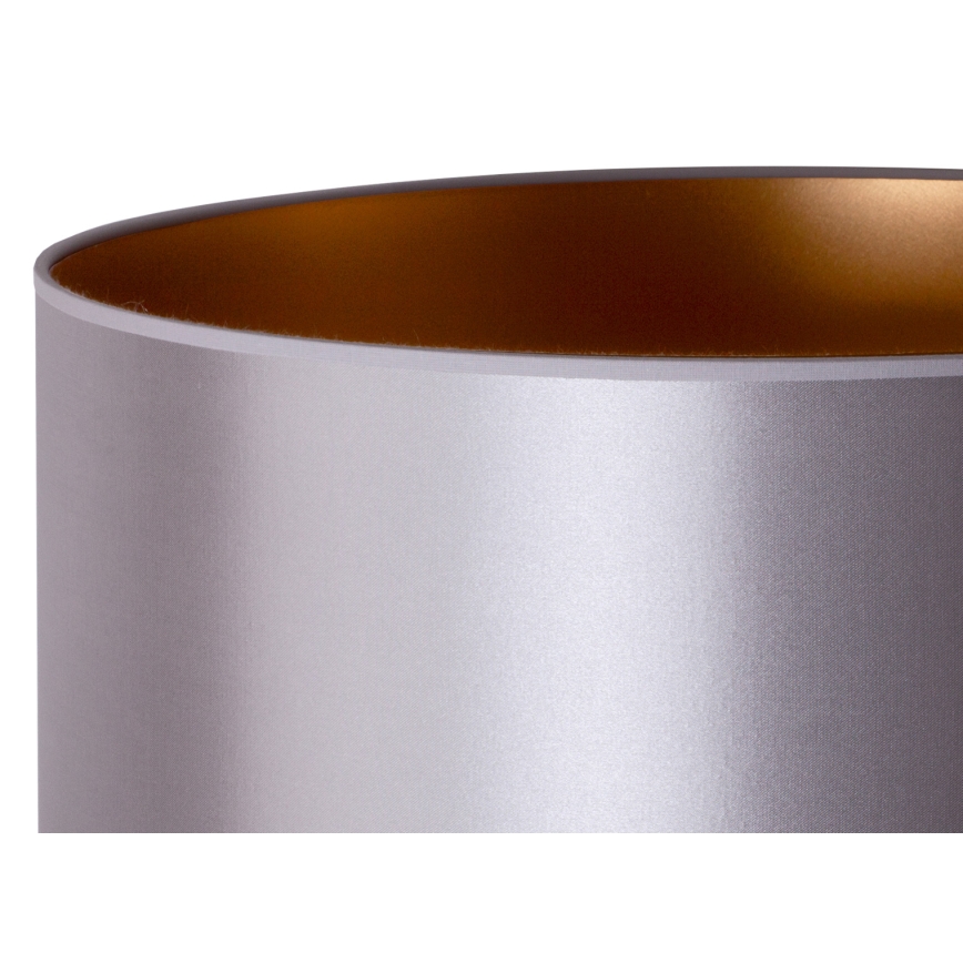 Duolla - Stolná lampa CANNES 1xE14/15W/230V pr. 20 cm strieborná/medená/čierna