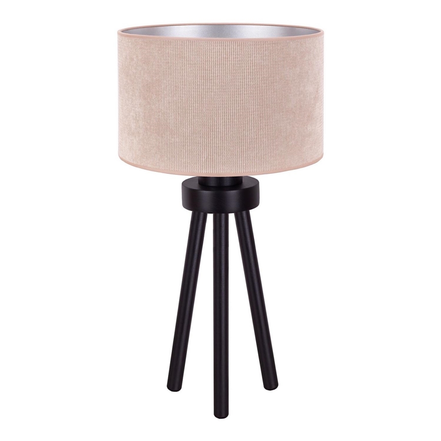 Duolla - Stolná lampa LYON 1xE27/15W/230V pr. 30 cm béžová