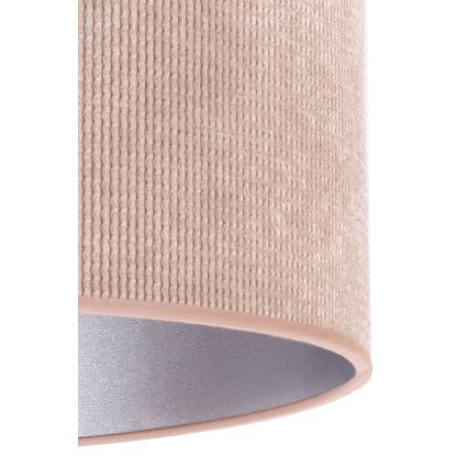 Duolla - Stolná lampa LYON 1xE27/15W/230V pr. 30 cm béžová