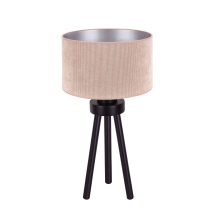 Duolla - Stolná lampa LYON 1xE27/15W/230V pr. 30 cm béžová