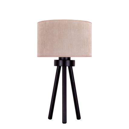 Duolla - Stolná lampa LYON 1xE27/15W/230V pr. 30 cm béžová