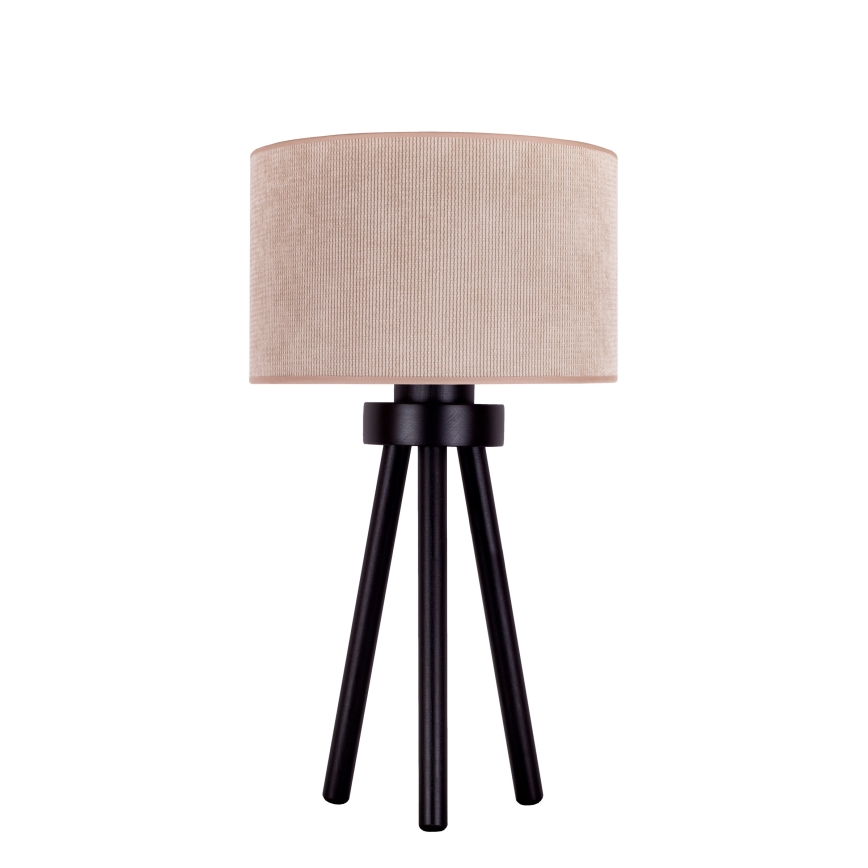 Duolla - Stolná lampa LYON 1xE27/15W/230V pr. 30 cm béžová