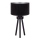 Duolla - Stolná lampa LYON 1xE27/15W/230V pr. 30 cm čierna
