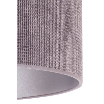 Duolla - Stolná lampa LYON 1xE27/15W/230V pr. 30 cm šedá