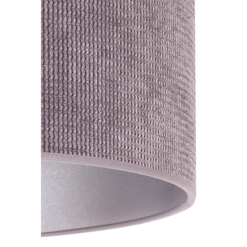 Duolla - Stolná lampa LYON 1xE27/15W/230V pr. 30 cm šedá