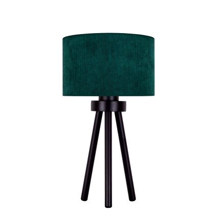 Duolla - Stolná lampa LYON 1xE27/15W/230V pr. 30 cm zelená