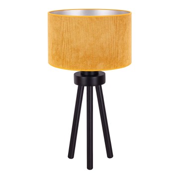 Duolla - Stolná lampa LYON 1xE27/15W/230V pr. 30 cm žltá
