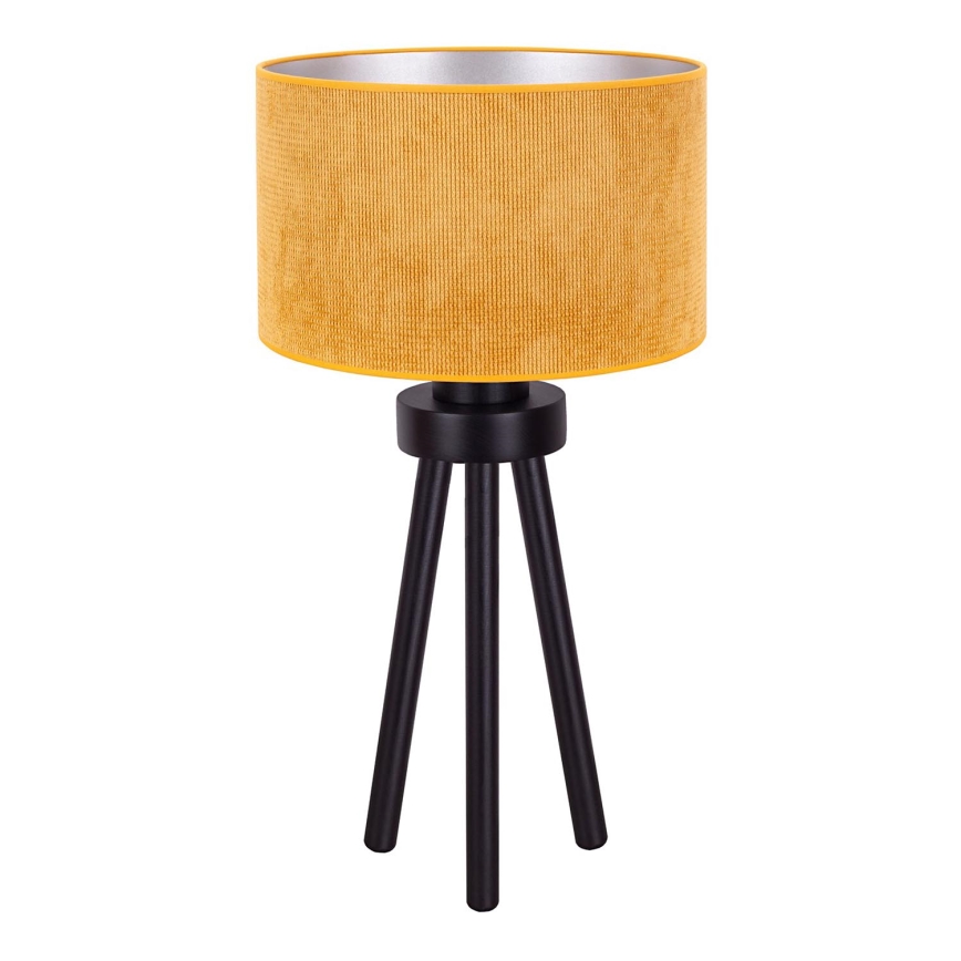 Duolla - Stolná lampa LYON 1xE27/15W/230V pr. 30 cm žltá