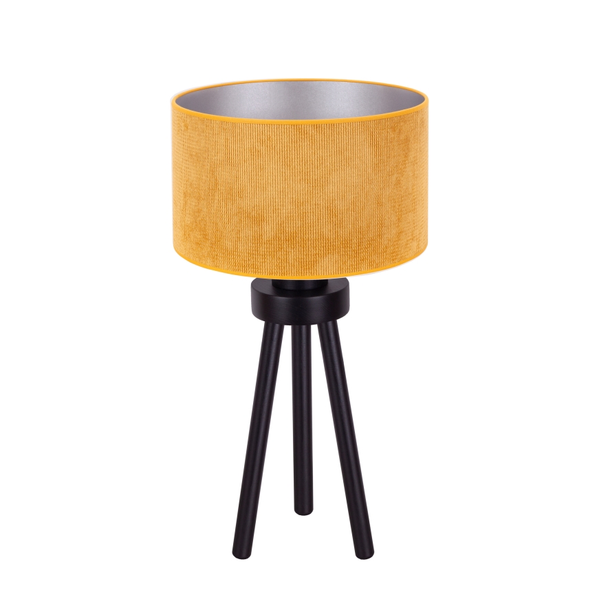 Duolla - Stolná lampa LYON 1xE27/15W/230V pr. 30 cm žltá