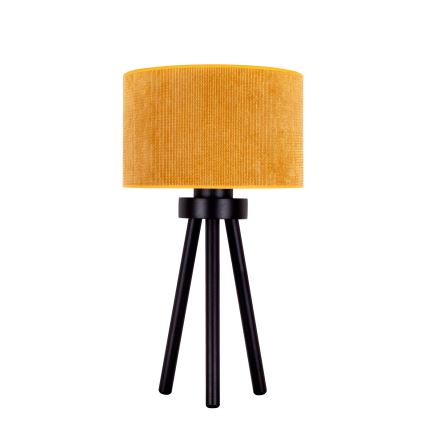 Duolla - Stolná lampa LYON 1xE27/15W/230V pr. 30 cm žltá