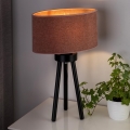 Duolla - Stolná lampa OVAL 1xE27/15W/230V pr. 30 cm ružová