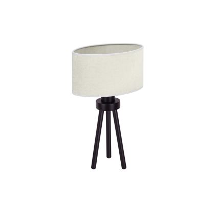 Duolla - Stolná lampa OVAL 1xE27/15W/230V pr. 30 cm šedá