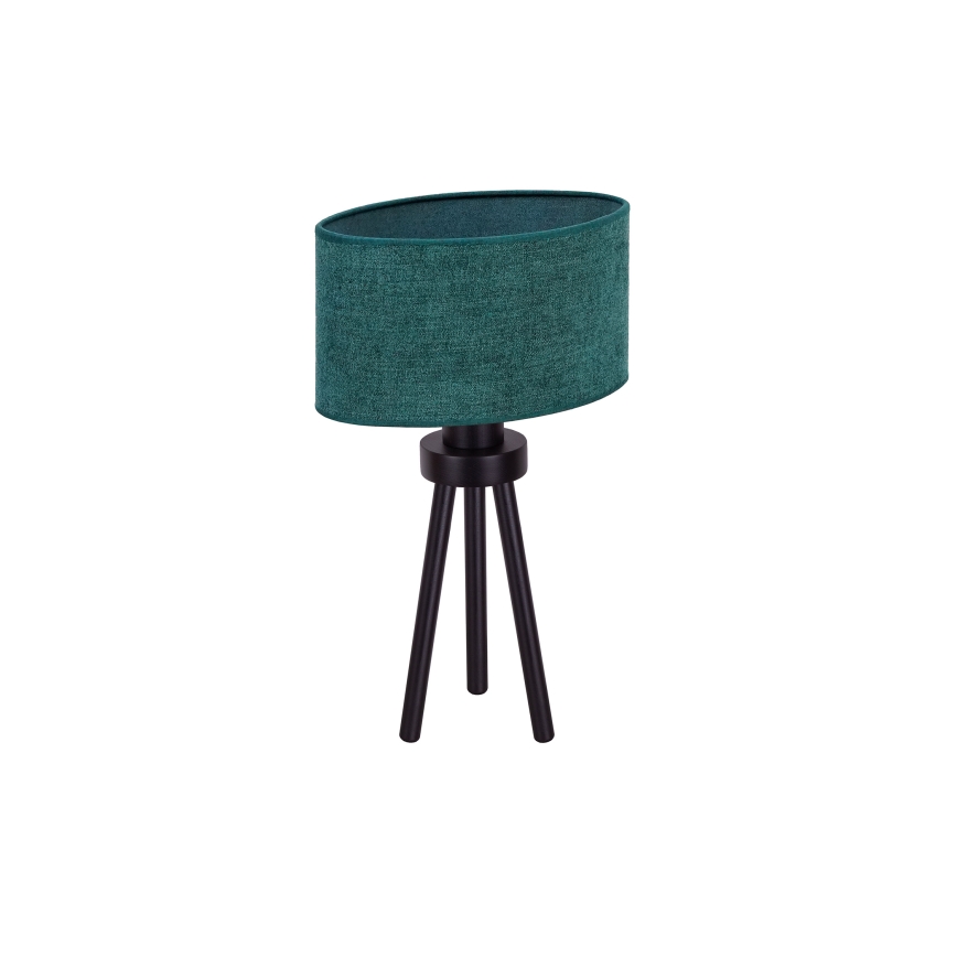 Duolla - Stolná lampa OVAL 1xE27/15W/230V pr. 30 cm zelená