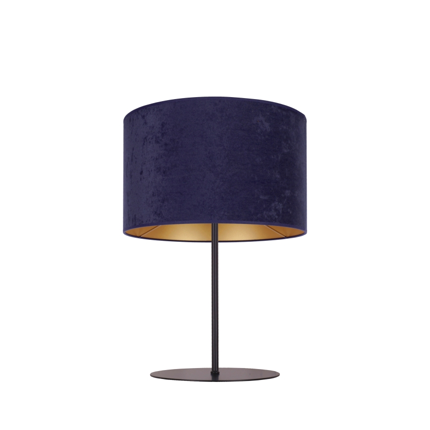 Duolla - Stolná lampa ROLLER 1xE14/15W/230V pr. 20 cm modrá/zlatá