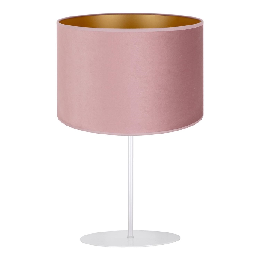 Duolla - Stolná lampa ROLLER 1xE14/15W/230V pr. 20 cm ružová/zlatá