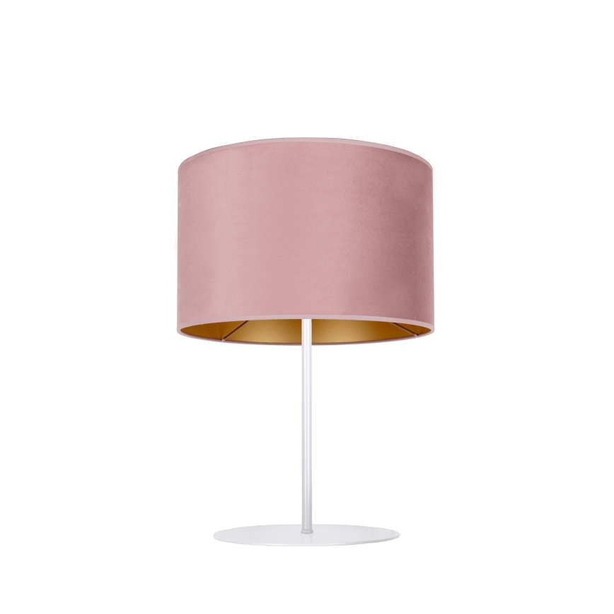 Duolla - Stolná lampa ROLLER 1xE14/15W/230V pr. 20 cm ružová/zlatá