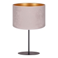 Duolla - Stolná lampa ROLLER 1xE14/15W/230V pr. 20 cm šedá/zlatá