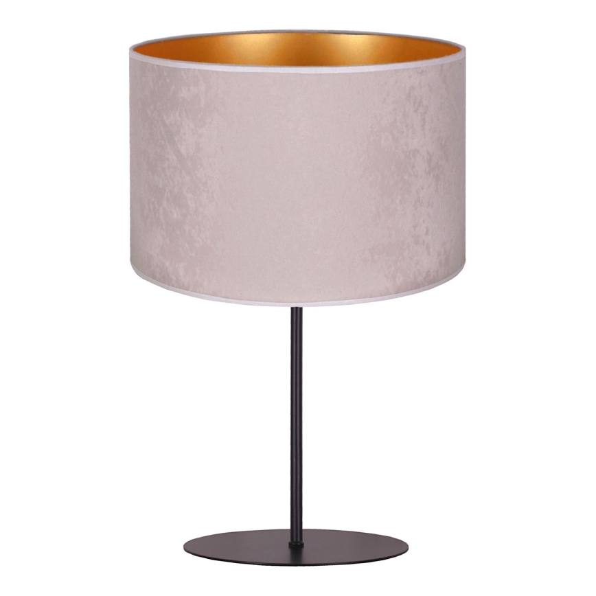 Duolla - Stolná lampa ROLLER 1xE14/15W/230V pr. 20 cm šedá/zlatá