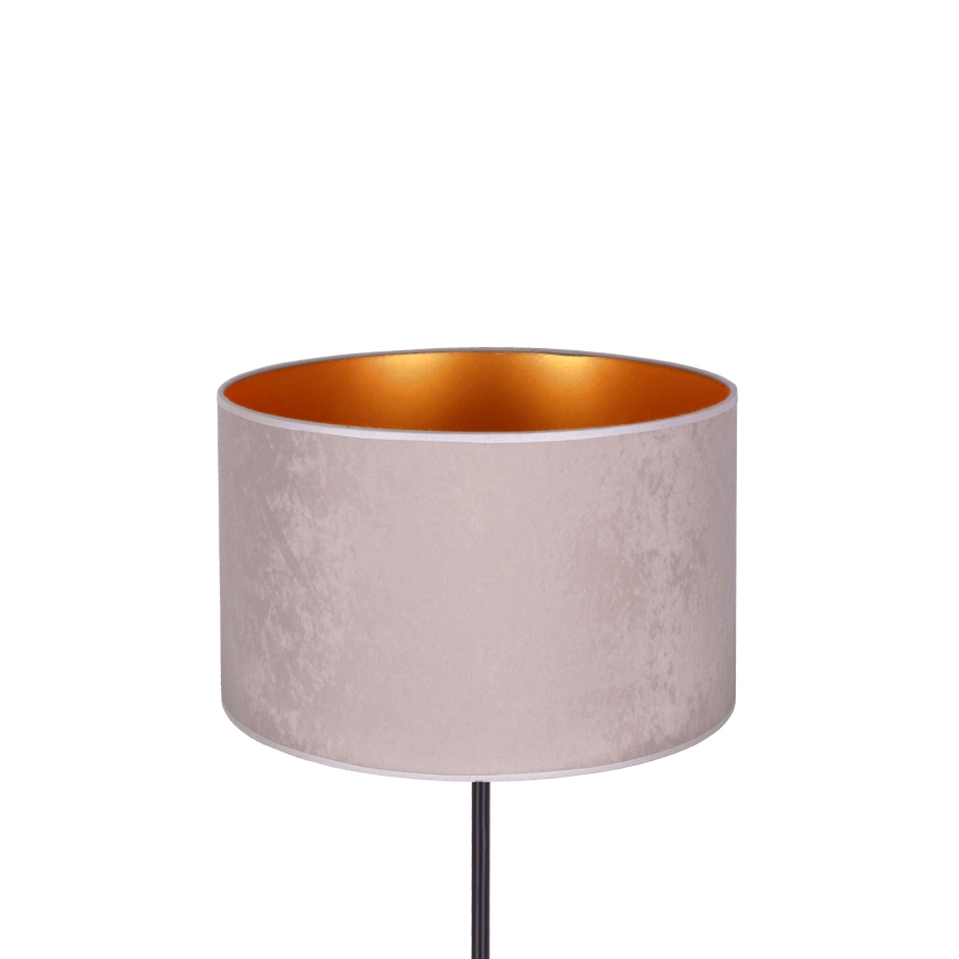 Duolla - Stolná lampa ROLLER 1xE14/15W/230V pr. 20 cm šedá/zlatá