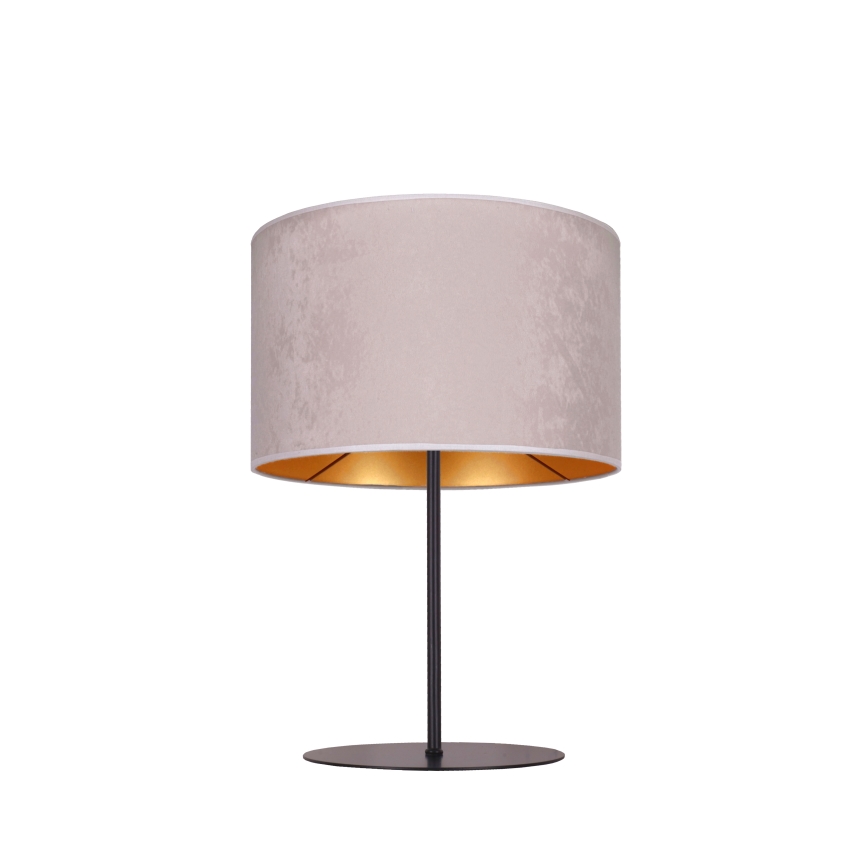 Duolla - Stolná lampa ROLLER 1xE14/15W/230V pr. 20 cm šedá/zlatá