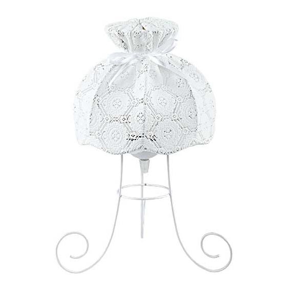 Duolla - Stolná lampa SYMPHONY 1xE27/40W/230V pr. 28 cm biela