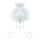 Duolla - Stolná lampa SYMPHONY 1xE27/40W/230V pr. 28 cm biela